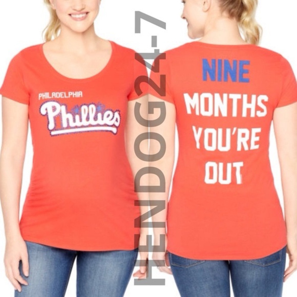 Motherhood Red Maternity T-Shirt